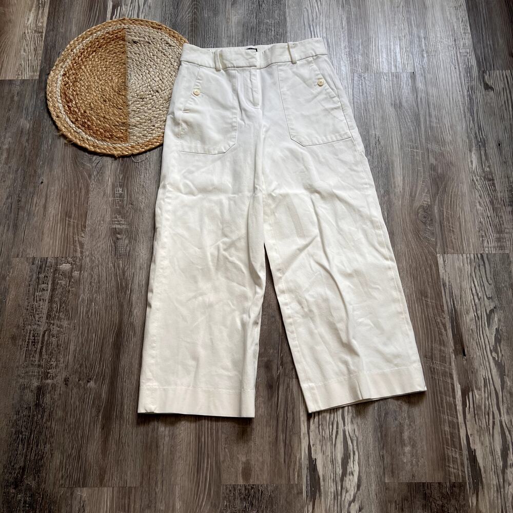 J. CREW Sydney Wide-Leg Cropped Pants